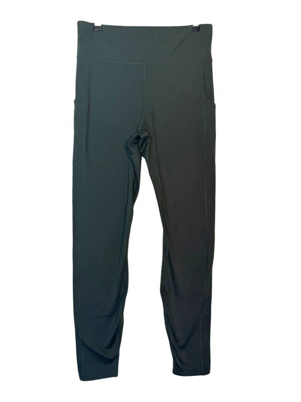 Fabletics Cold Weather High-Waisted Green Pocket Leggings XL Tall